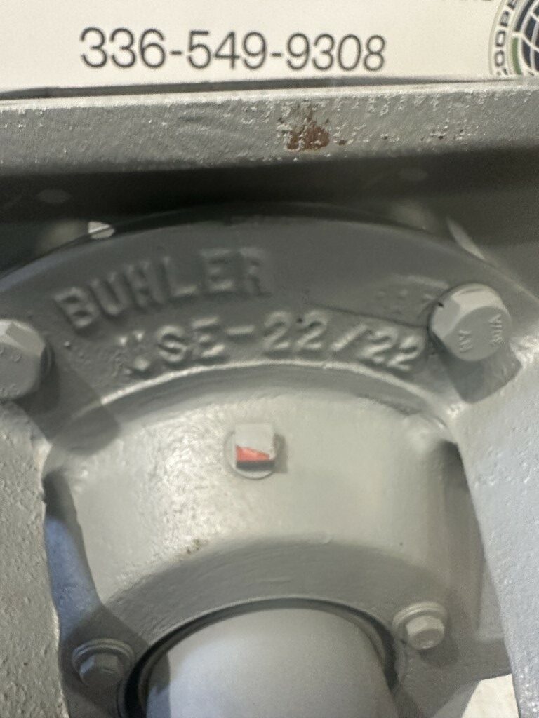 8" Buhler, Rotary Airlock, Carbon Steel, 8" x 8" Inlet w/10" x 10" Flange, 3" I.D. Blow Through Outlet, 13" H - Image 6