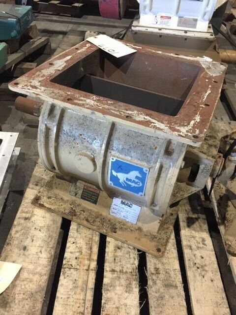 12" MAC #MD-75, Rotary Air Lock Feeder Valve, No Drive, Carbon Steel/Cast Iron - Image 3