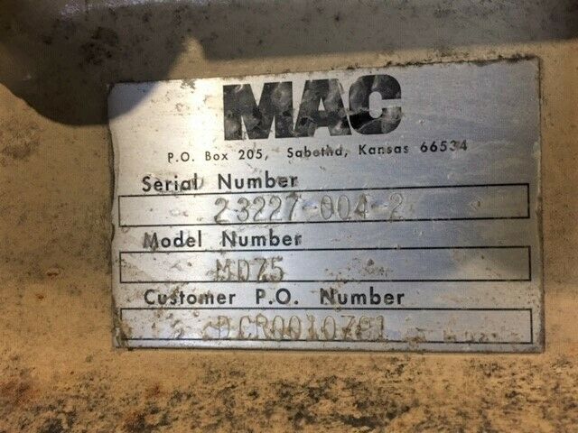 12" MAC #MD-75, Rotary Air Lock Feeder Valve, No Drive, Carbon Steel/Cast Iron - Image 7