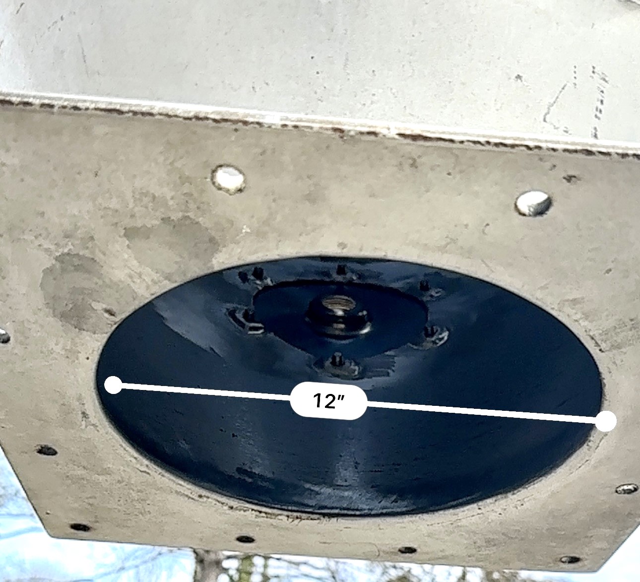 24 cu.ft. MAC Flo-Tronics #RA, Stainless Steel Dry Solids Storage Hopper, 48" diameter, 59" Assembled height - Image 9