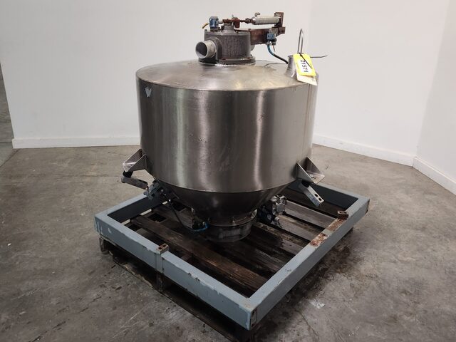 12 cu.ft. Stainless Steel Weigh Bin, 36 diameter x 18" straight side - Image 2