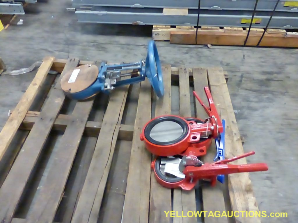 Assorted Butterfly & Knife Gate Manual Valves, (3) Butterfly & (1) Knife Gate Valves, 150 psi - Image 2