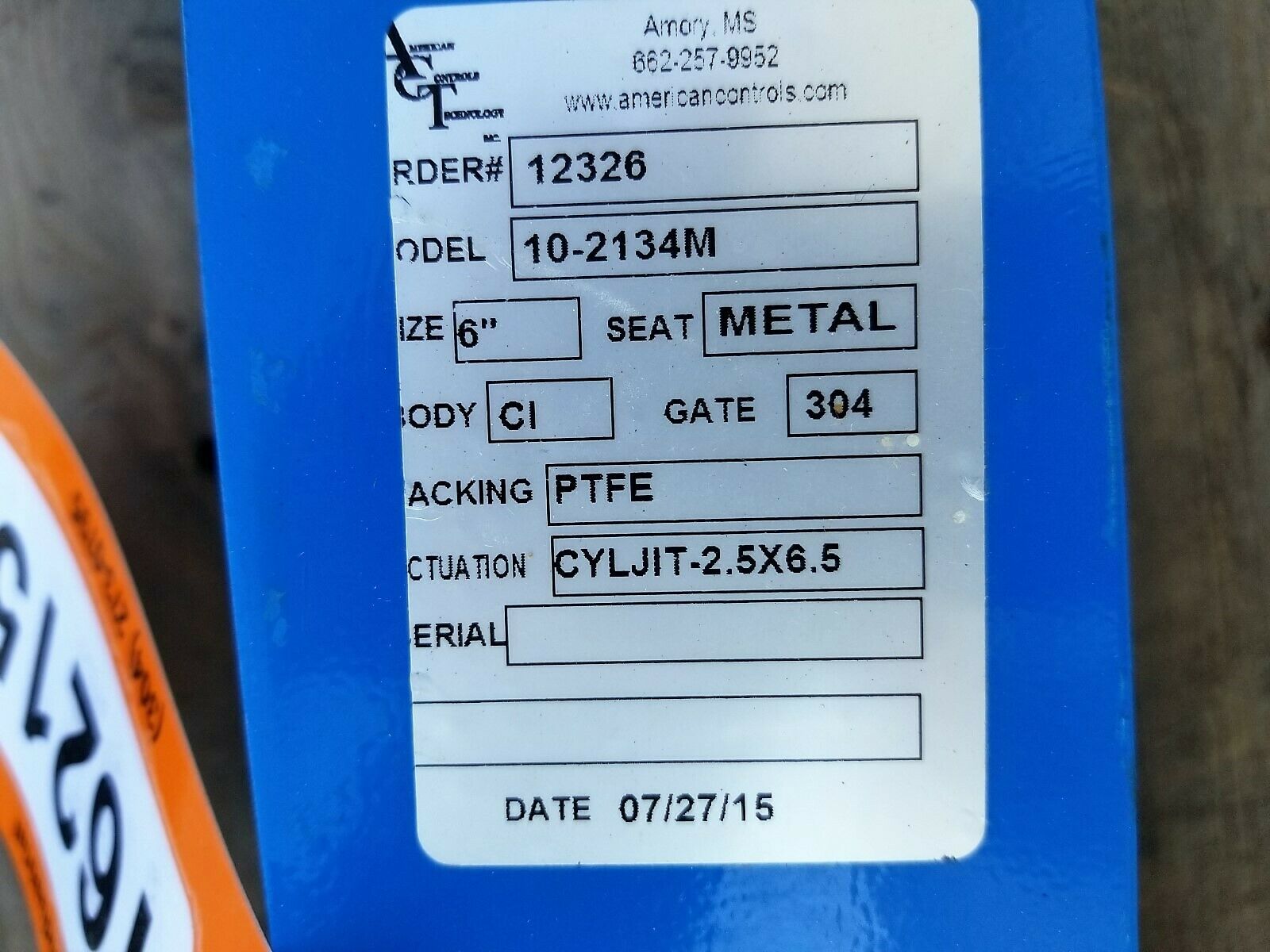 6" Orbinox #Ex-Series-10, Knife Gate Valve, Wafer Style, Class 150 - Image 8