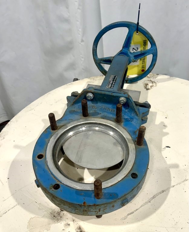 8" DeZurik, Manual Knife Gate, 150 psi CWP, 450 F max. - Image 2