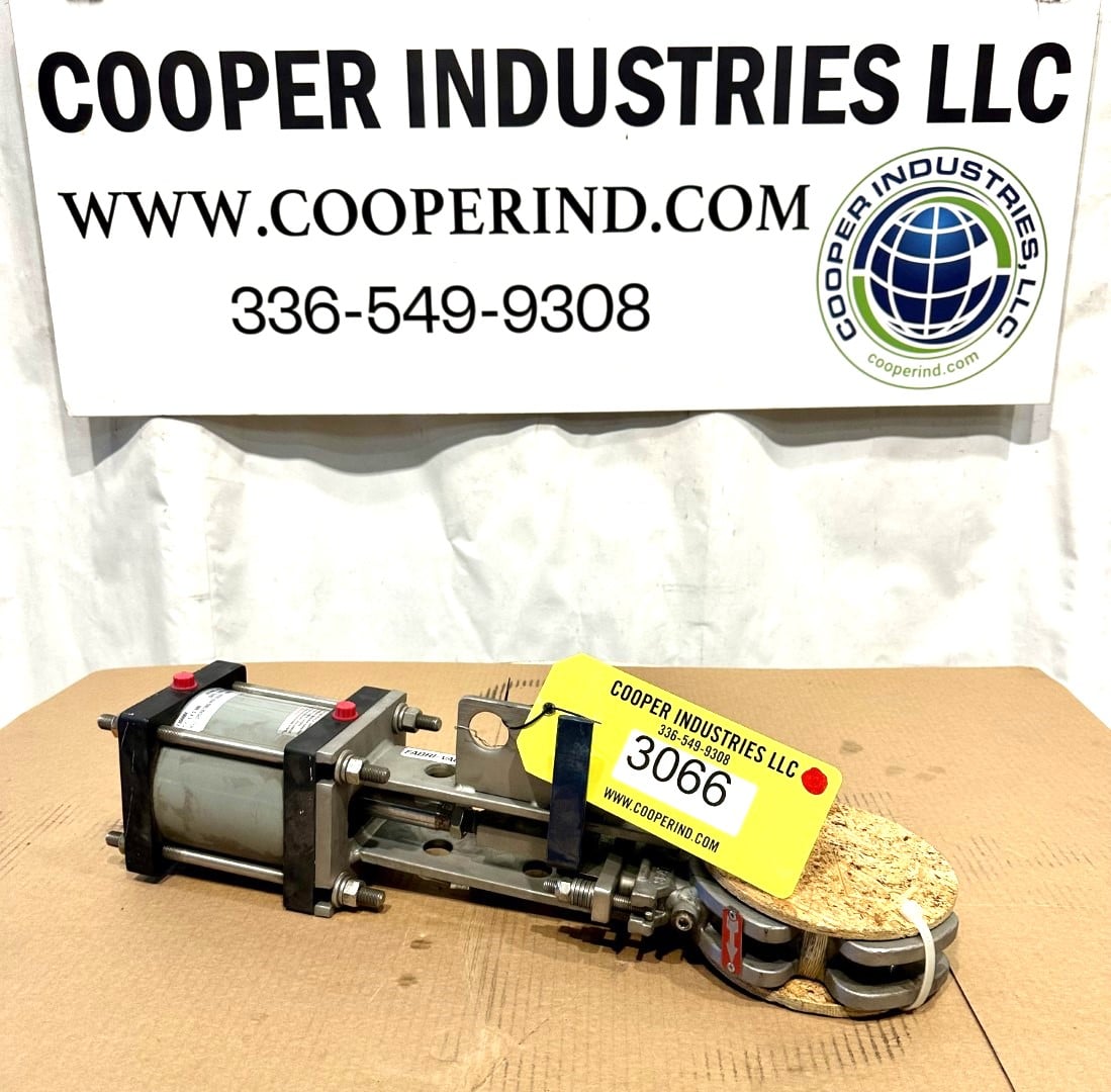 3" Fabri-Valve, Knife Gate, Stainless Steel, 150 psi CWP, 150 F max. - Image 1