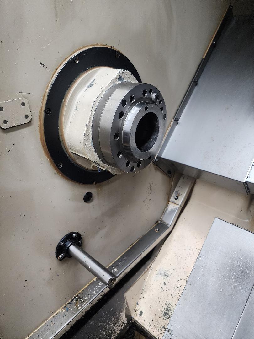 Hardinge #Conquest-T42, CNC lathe, 16" C collet chuck, 12 turret, Fanuc 18T, tailstock, 1995 - Image 3