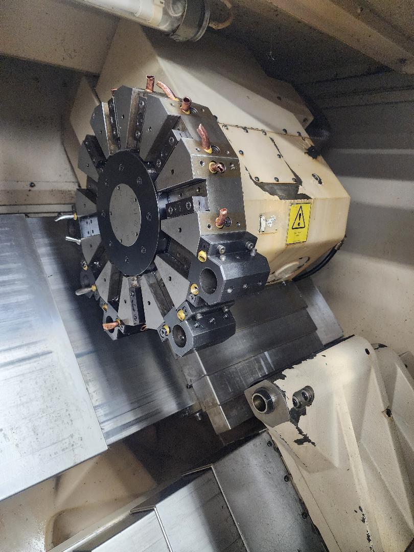 Hardinge #Conquest-T42, CNC lathe, 16" C collet chuck, 12 turret, Fanuc 18T, tailstock, 1995 - Image 4
