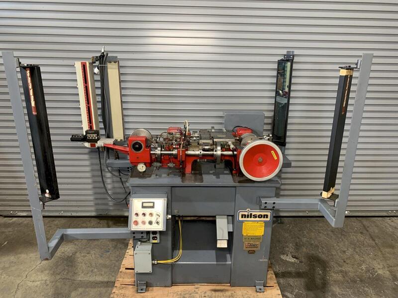 Nilson #700L, 4-slide, 1/32" wire capacity, 3/4" strip width, 4" straightener feed length, 3/4 HP, 20-540 SPM - Image 1