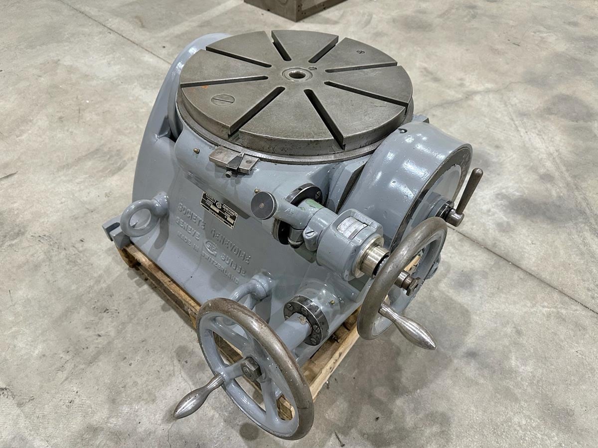 18" Sip #PI-5, tilting rotary table, 180 teeth on the platen - Image 1