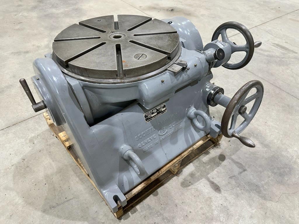 18" Sip #PI-5, tilting rotary table, 180 teeth on the platen - Image 2