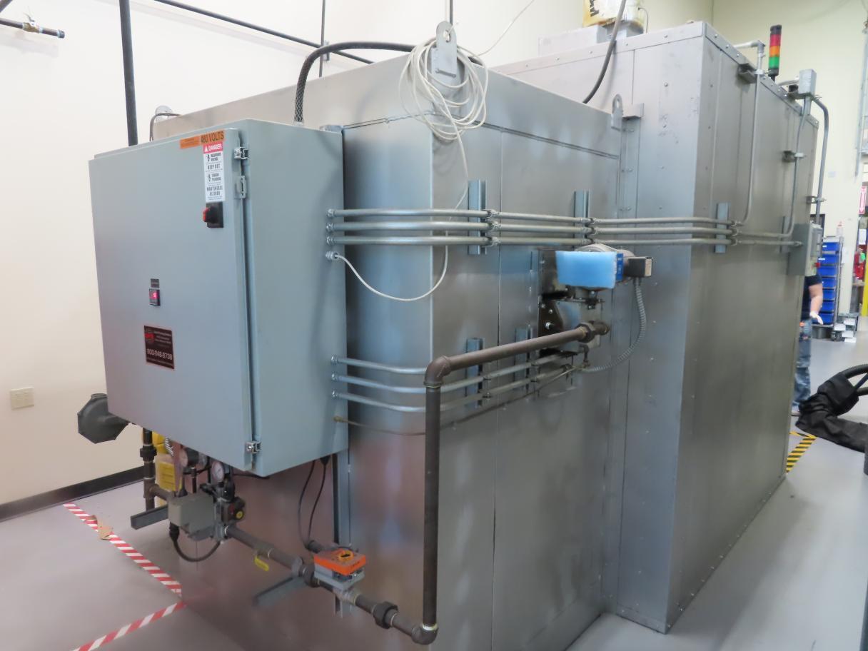 Global Finishing Solutions #GBO-050706-RM-SP, special rear mount batch process oven, 500°F, NG - Image 2