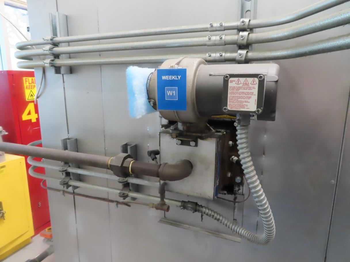 Global Finishing Solutions #GBO-050706-RM-SP, special rear mount batch process oven, 500°F, NG - Image 8