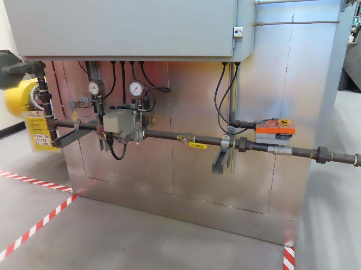 Global Finishing Solutions #GBO-050706-RM-SP, special rear mount batch process oven, 500°F, NG - Image 9