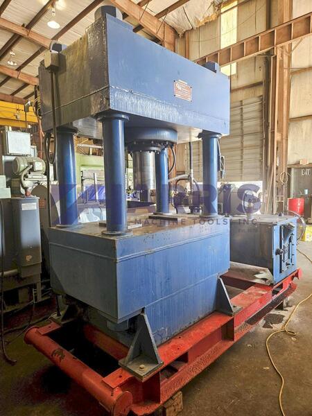 400 Ton, General Hydraulics #410-DH400-36, 4-post hydraulic press, 24" Shut Height, 25 HP - Image 3