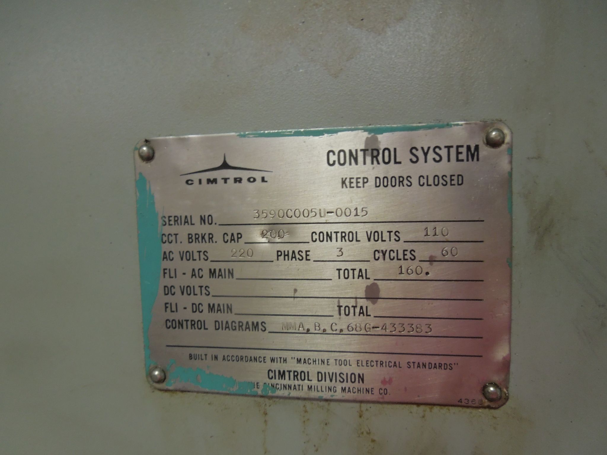 Cincinnati No. 230-10, twin grip centerless grinder, 4" diameter work rest capacity, 4" Infeed work rest, 24" - Image 4