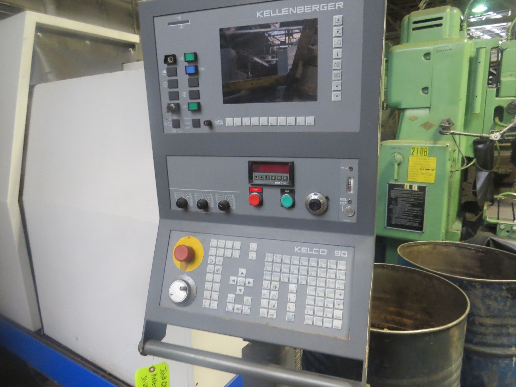 9.8" x 39.3" Kellenberger #UR-175X1000, CNC universal cylindrical grinder, 16" x 2.5" x 5" grinding wheel - Image 7