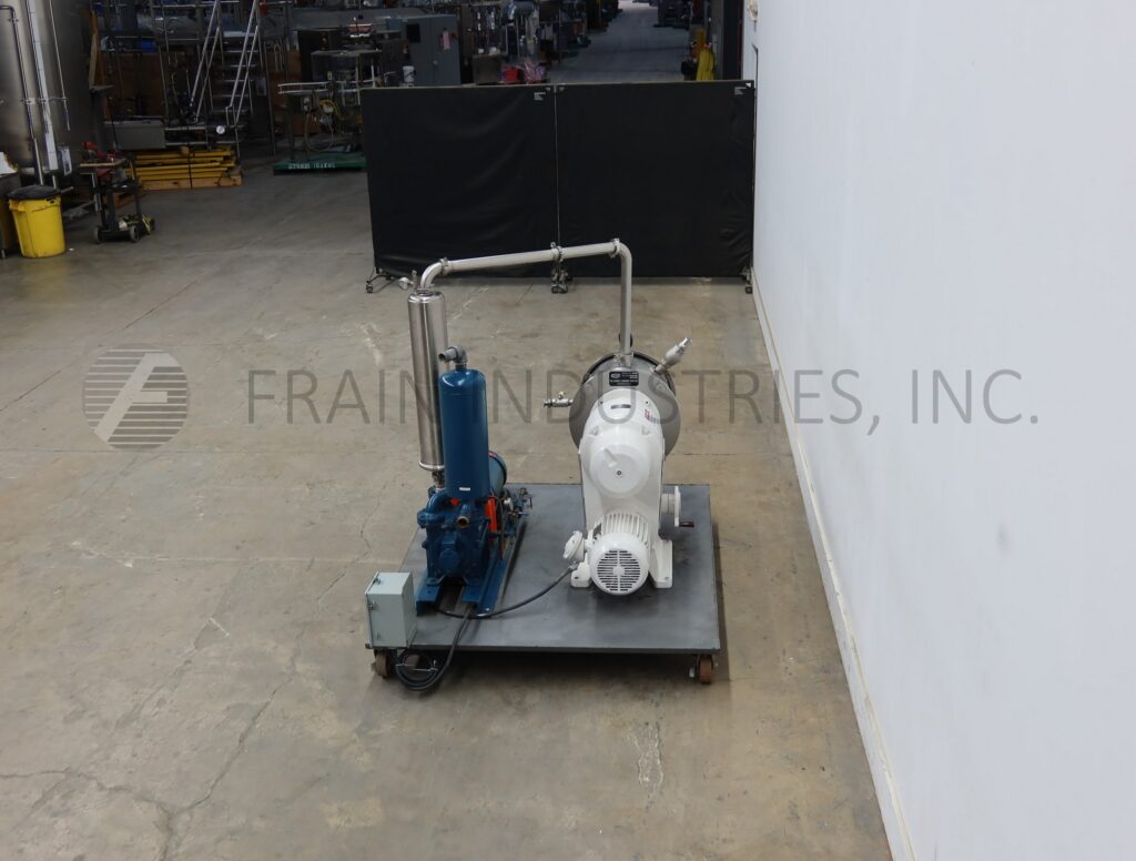 Cornell #D-16, 304 Stainless Steel, versator & vacuum pump, 1-20 GPM, 7-1/2 HP, boltdown door - Image 3