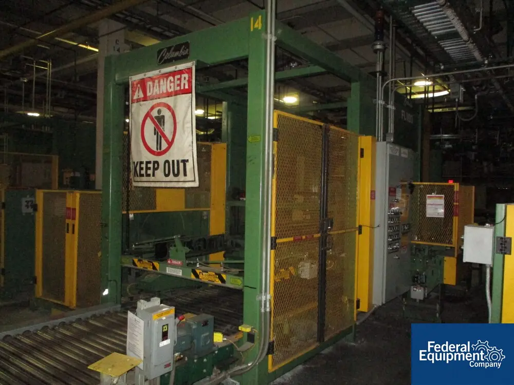 Columbia #FL100-RR, Palletizer, 8' pallet magazine (2 available) - Image 3