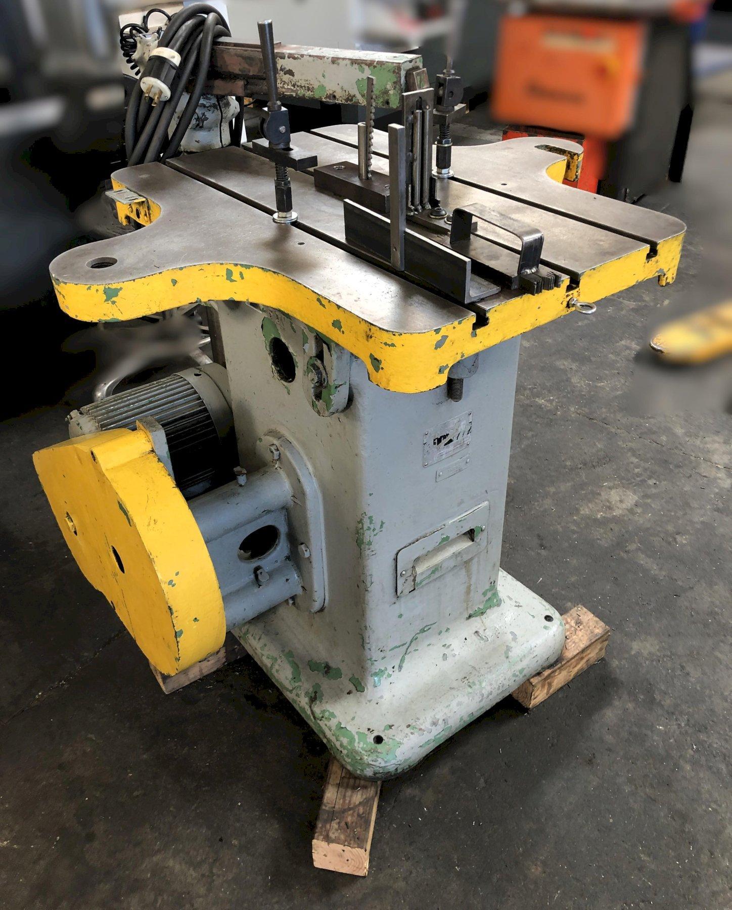 1/16"- 1-1/2" Davis #5, keyseater broach machine, 17" keyway length, 18.75" throat, 30" x21" tbl. - Image 4