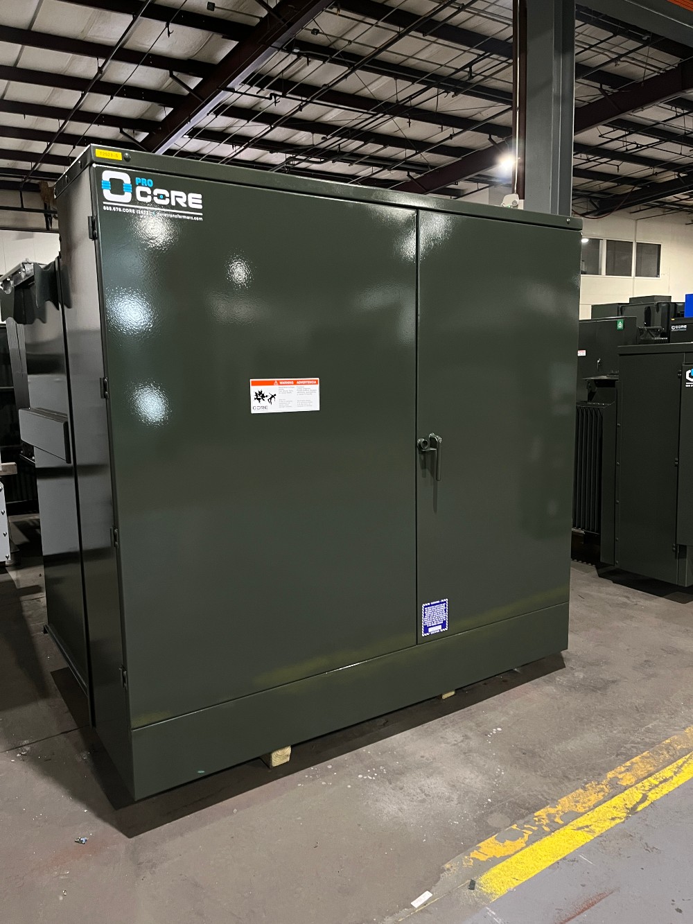 3750 KVA 24940GrdY/14400 Primary, 480Y/277 Secondary, PAD, ProCORE - Image 1
