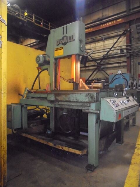 14" x 21" DoAll #TF-1421, band saw, 172" x 1" blade, 45° head tilt left & right, 105-275 FPM - Image 1