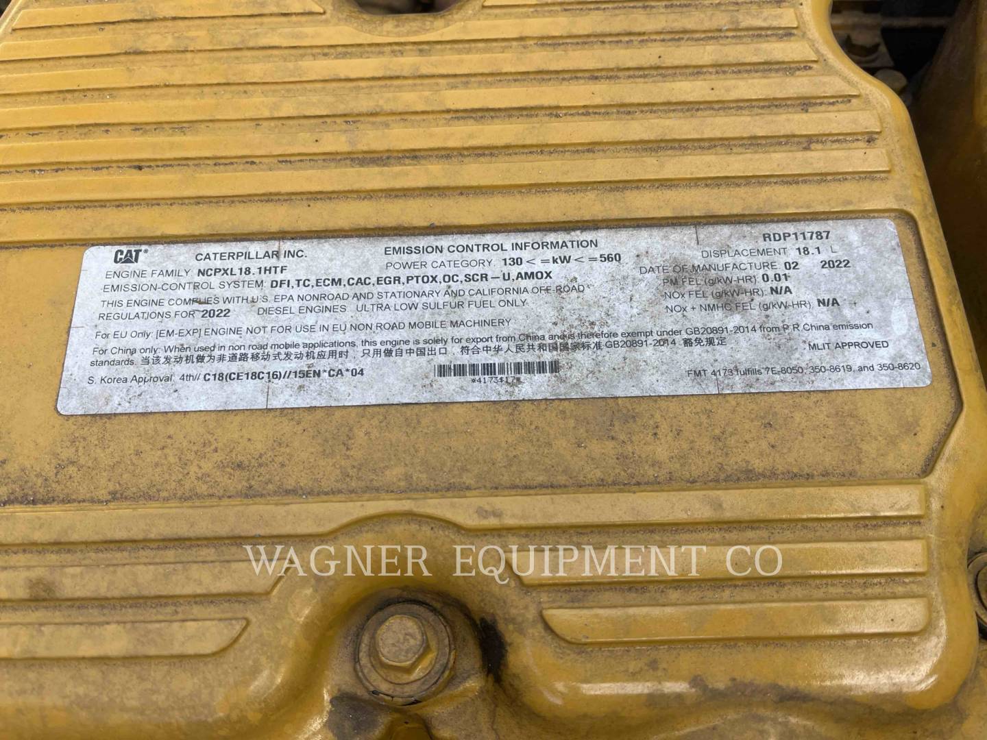 Caterpillar 74504, Articulated Truck, 5695 hours, S/N: 3T603716, 2022 - Image 8