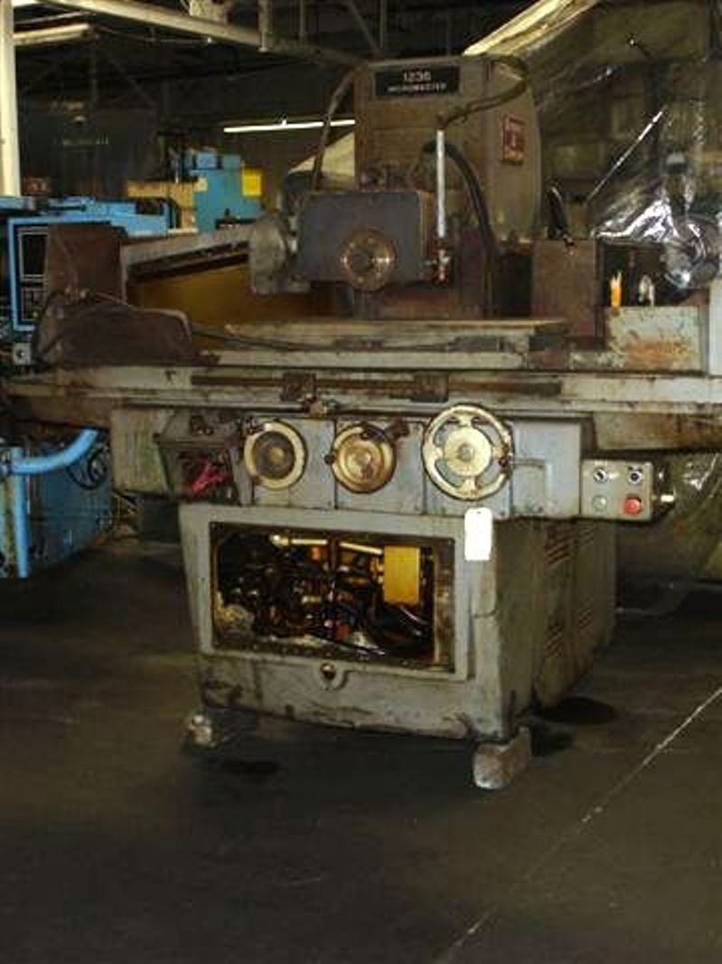 12" x 36" Brown & Sharpe #Micro-Master, 19" Height capacity, 12" x 1"-1.5" wheel, 10-90 FPM, 5 HP, 1800 RPM - Image 1