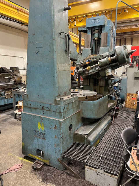 Gould & Eberhardt #72HWD, vertical gear hobber, 72" workpiece diameter, 10" diameter hob, 30" face capacity - Image 1