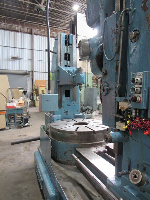 Gould & Eberhardt #72HWD, vertical gear hobber, 72" workpiece diameter, 10" diameter hob, 30" face capacity - Image 9