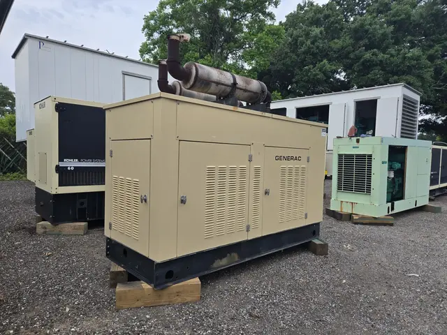 100 KW Generac, Natural gas industrial generator, 277/480 Volts - Image 2