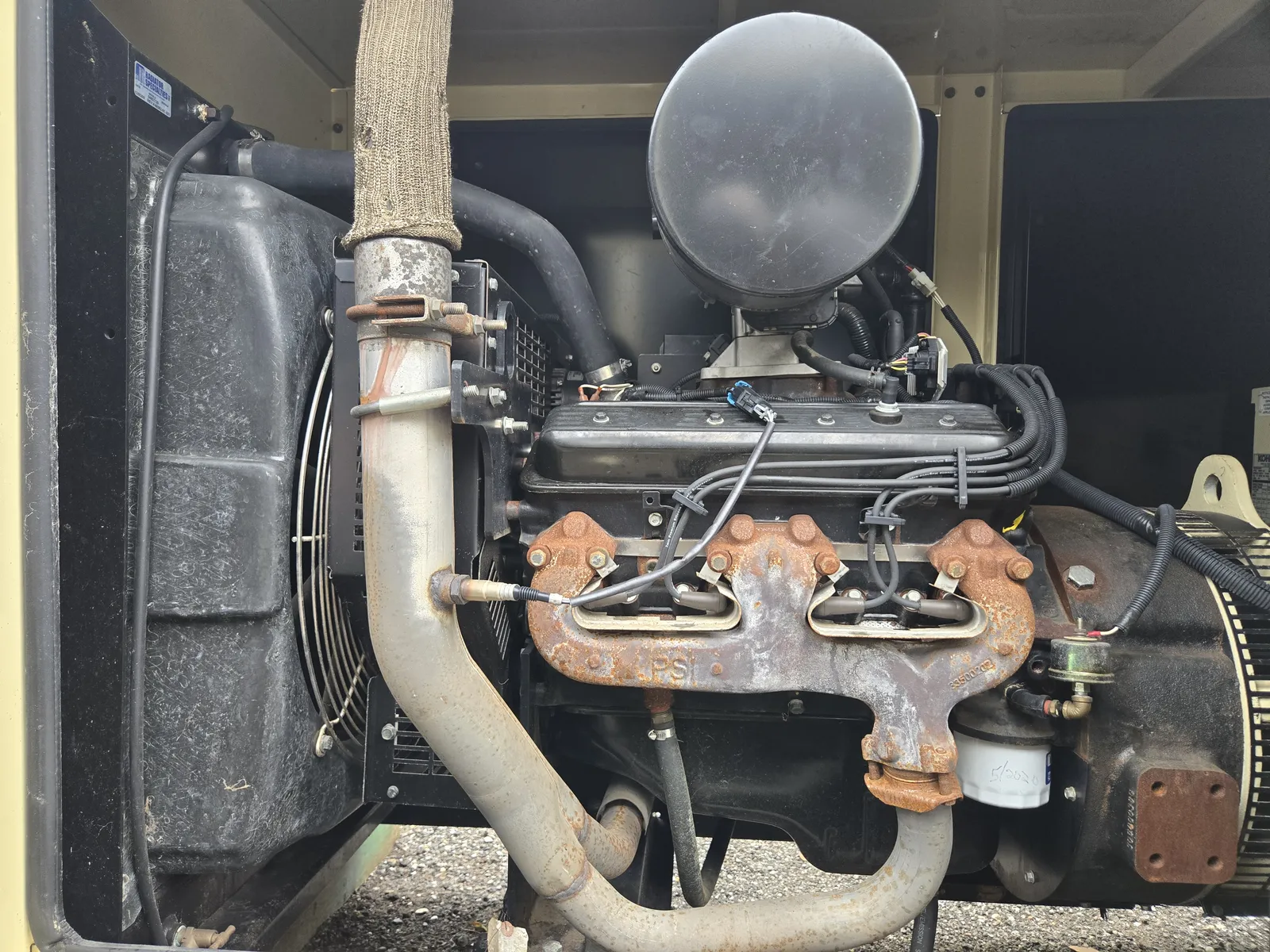 50 KW Kohler, Natural gas industrial generator, 277/480 Volts, 2009 - Image 4