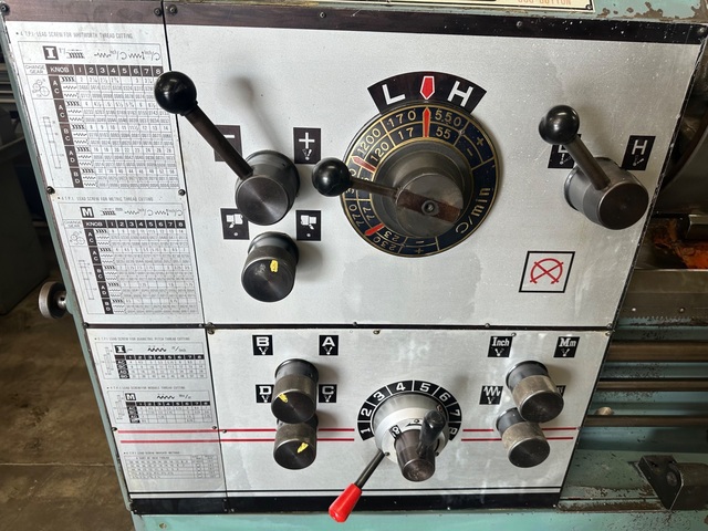 Acra Turn #LS-600, Lathe, removable gap, 24" swing, 14" swing over cross slide, 12-speed spindle, 23-1500 - Image 9