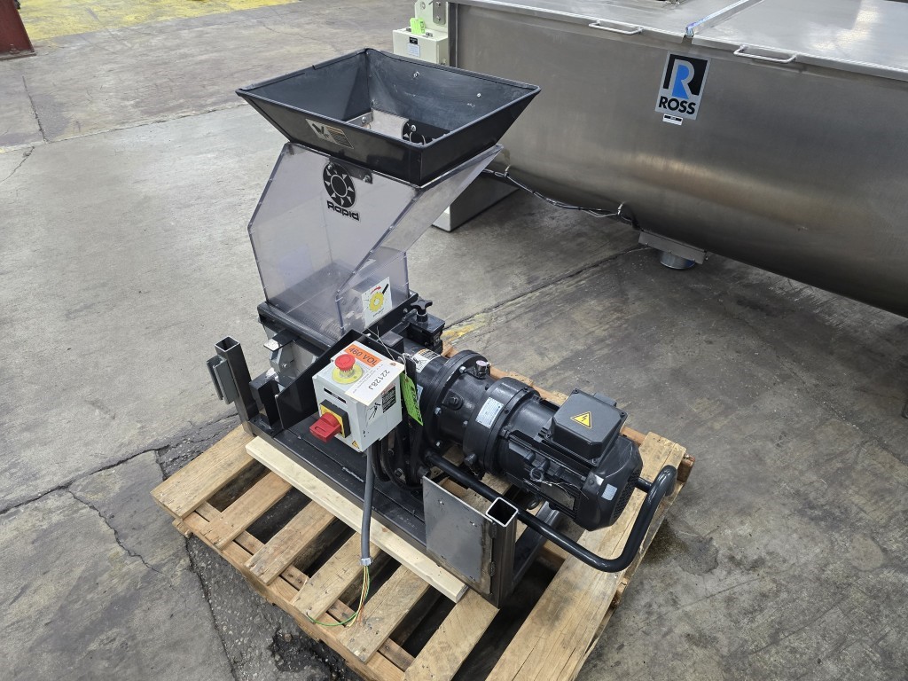 8.9" x 10.4" Rapid #RG2, granulator, 3 HP, 2 bed knives, 3 fly knives - Image 5