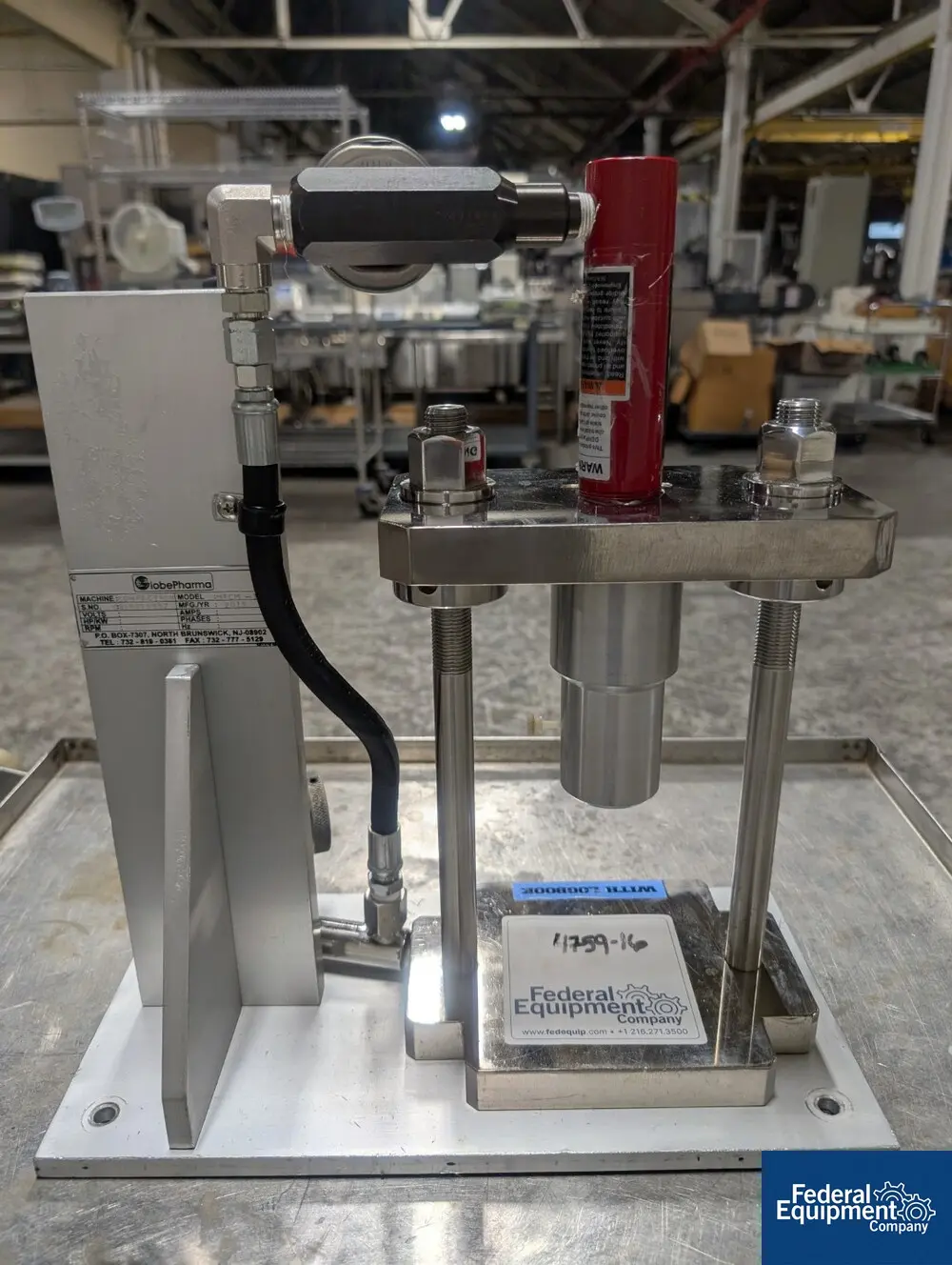 GlobePharma #MTCM-II, Single Station Manual Tablet Press - Image 4