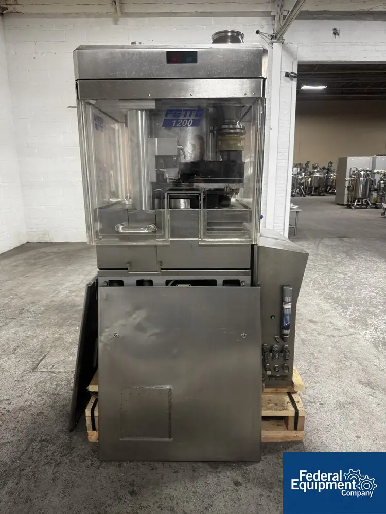 Fette #1200, Rotary Tablet Press, 80kN compression, 1996 (2 available) - Image 5