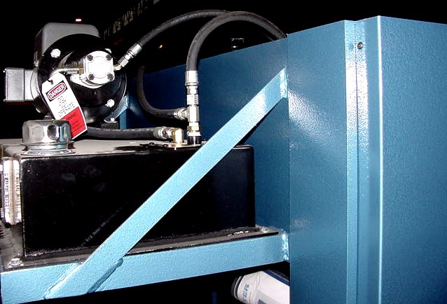 100 Ton, Press Master #100T-E/H, pressure regulator, 12" stroke, 8" bore, double acting, #134265 - Image 6