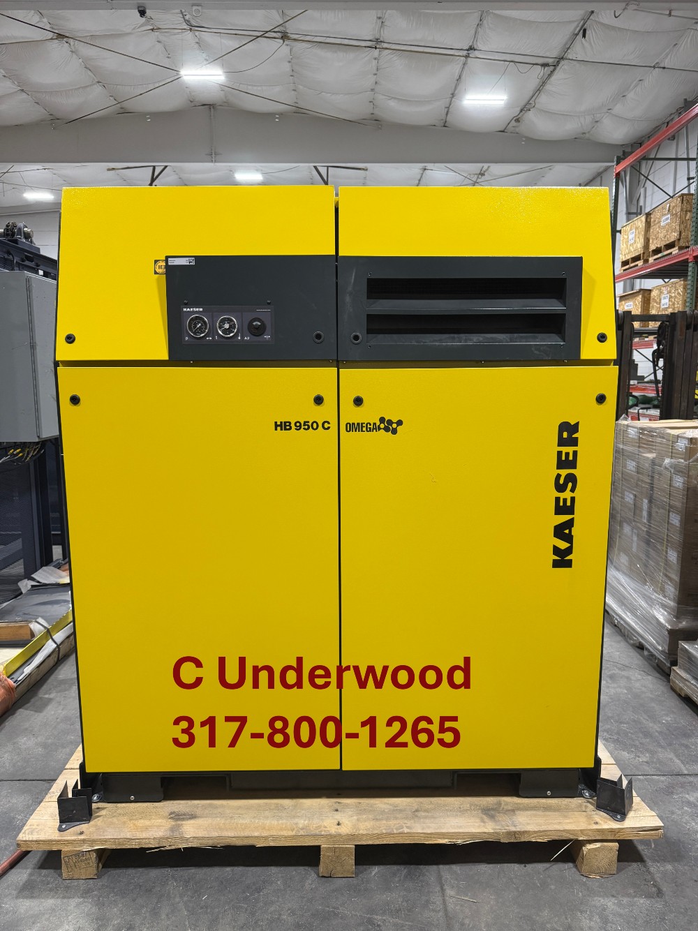 6 psig, Kaeser #Omega-HB-950-C, centrifugal blower, 125 HP, full enclosure, Plus Package, new - Image 1