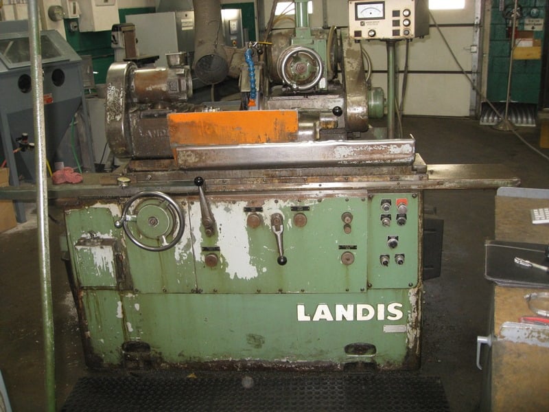 6" x 18" Landis #1R, plain cylindrical grinder, 14" x 1.5" x 5" grinding wheel, 3 HP, 1755 RPM, 1970 - Image 1