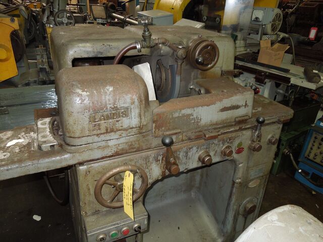 4" x 12" Landis #4H, plain hydraulic cylindrical grinder, 16" outside dimension x 2" width x 8" hole grinding - Image 3