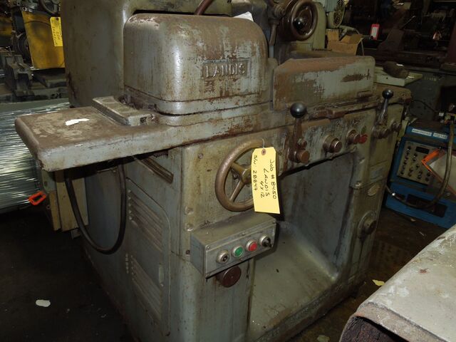 4" x 12" Landis #4H, plain hydraulic cylindrical grinder, 16" outside dimension x 2" width x 8" hole grinding - Image 4