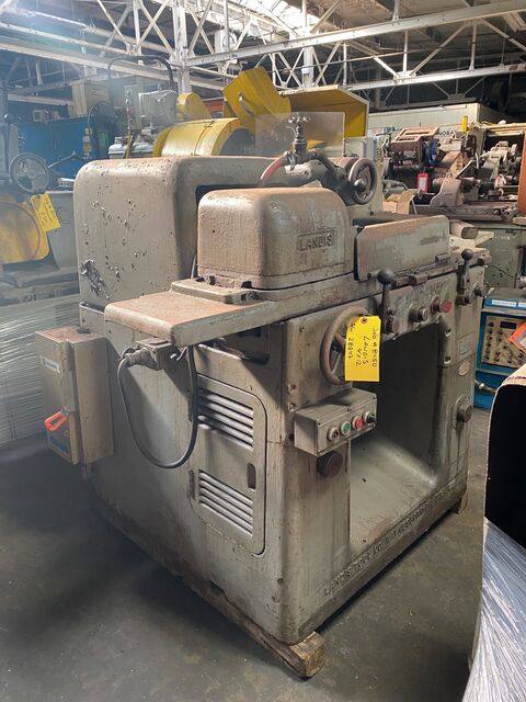 4" x 12" Landis #4H, plain hydraulic cylindrical grinder, 16" outside dimension x 2" width x 8" hole grinding - Image 8