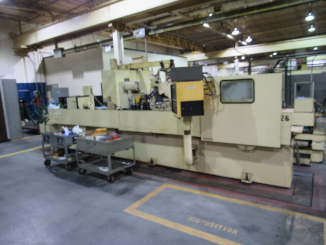14" x 80" Cincinnati #480-AH, angle head Step grinder, 30 deg., 14" diameter work capacity, 30" x 4" x 12" - Image 1