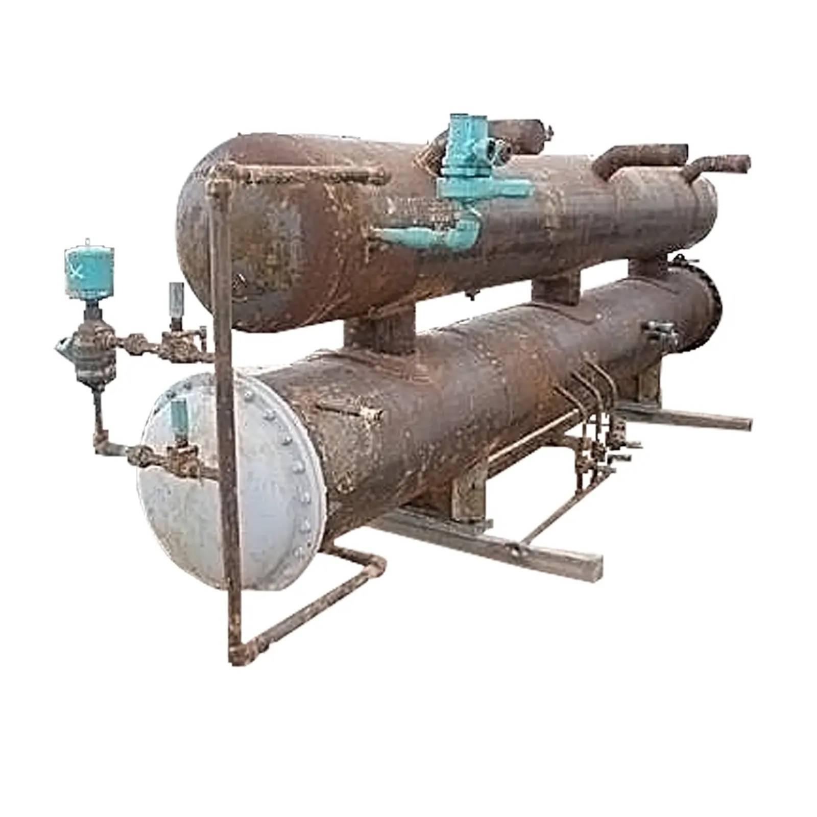 1412 sq.ft., 300 psi shell, 150 psi tube, Cimco-Lewis, shell & Carbon Steel tube heat exchanger, 200°F - Image 2