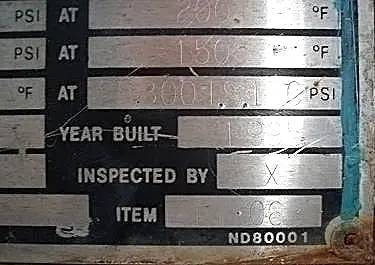 1412 sq.ft., 300 psi shell, 150 psi tube, Cimco-Lewis, shell & Carbon Steel tube heat exchanger, 200°F - Image 9