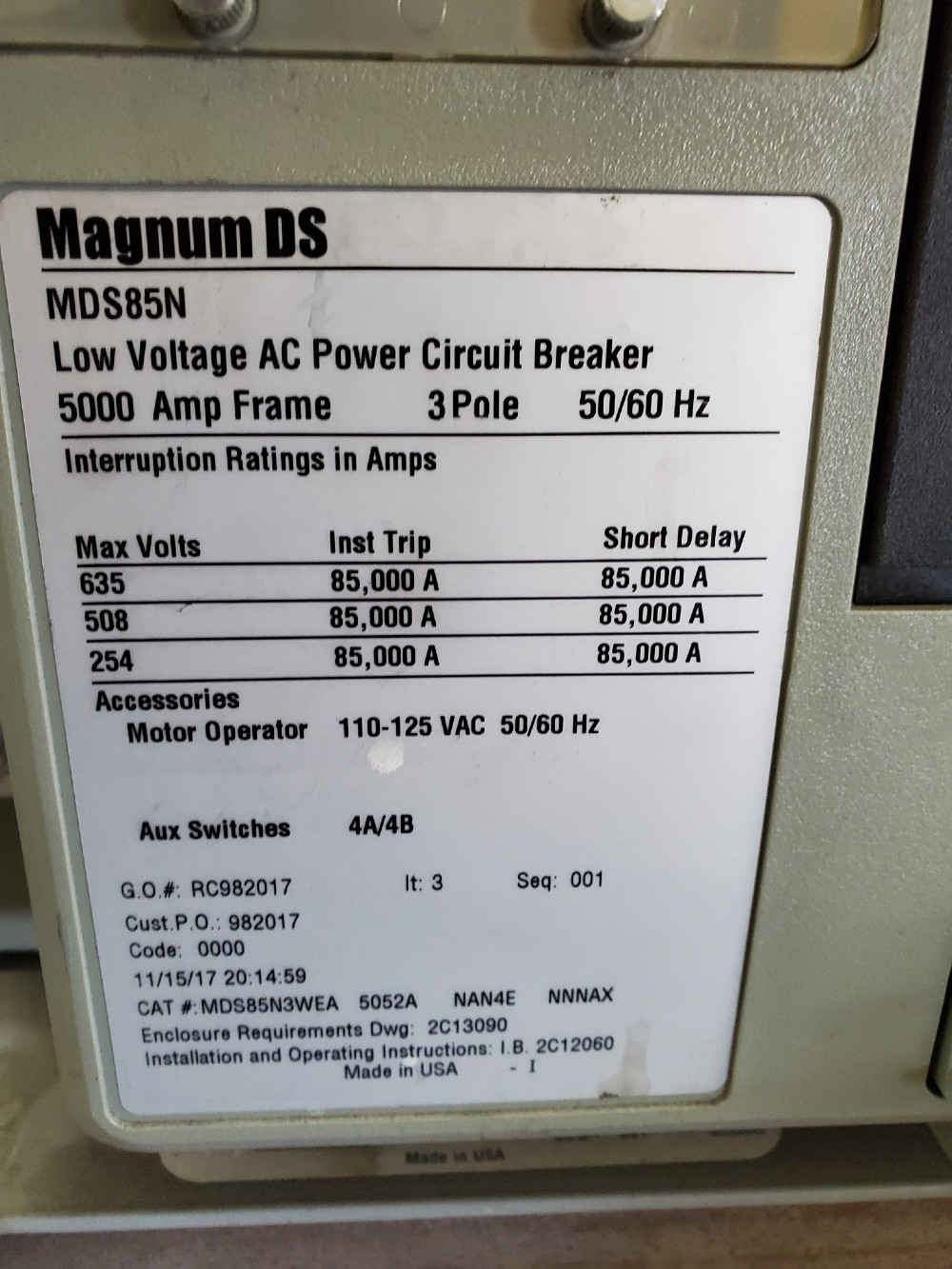5000 Amps, Cutler Hammer, MDS - Image 2