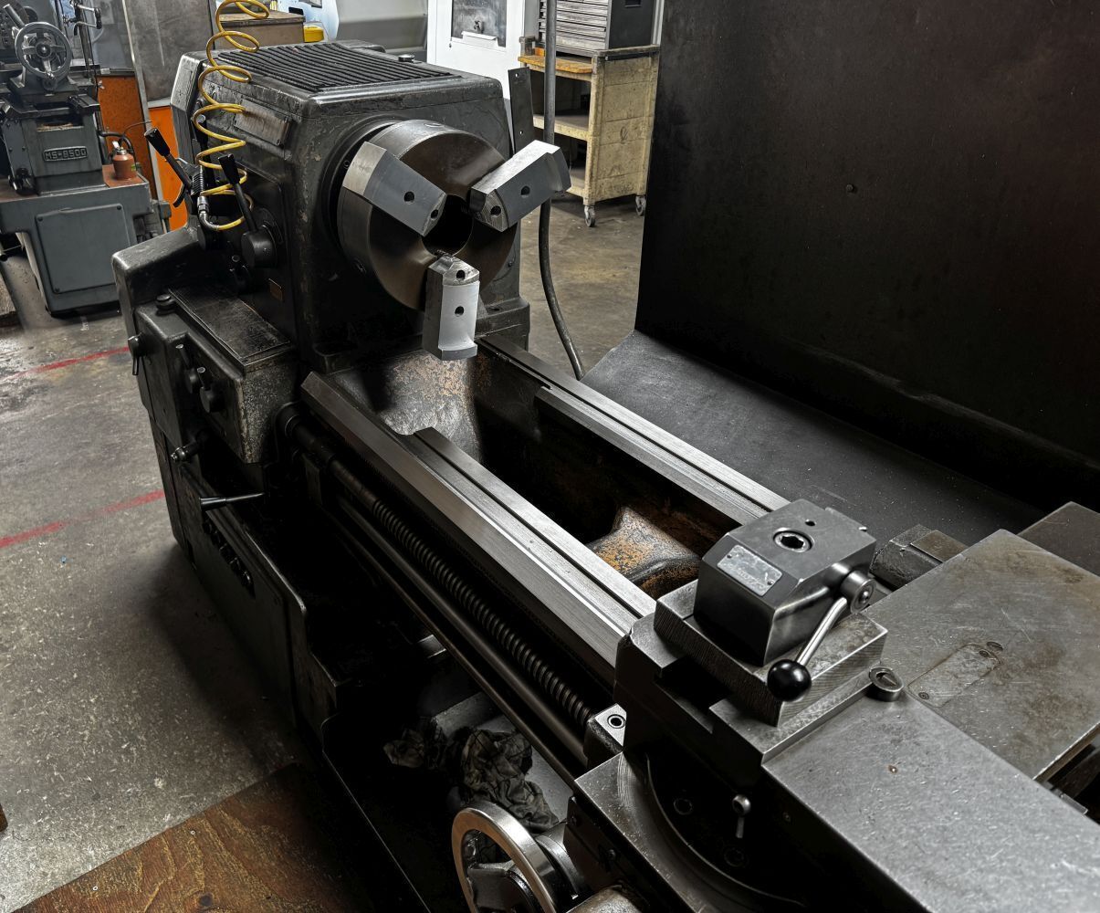 24" x 120" Mori Seiki #MH-3000, engine lathe, 16" swing over cross slide, inch/metric threads, 3-jaw 10" - Image 2