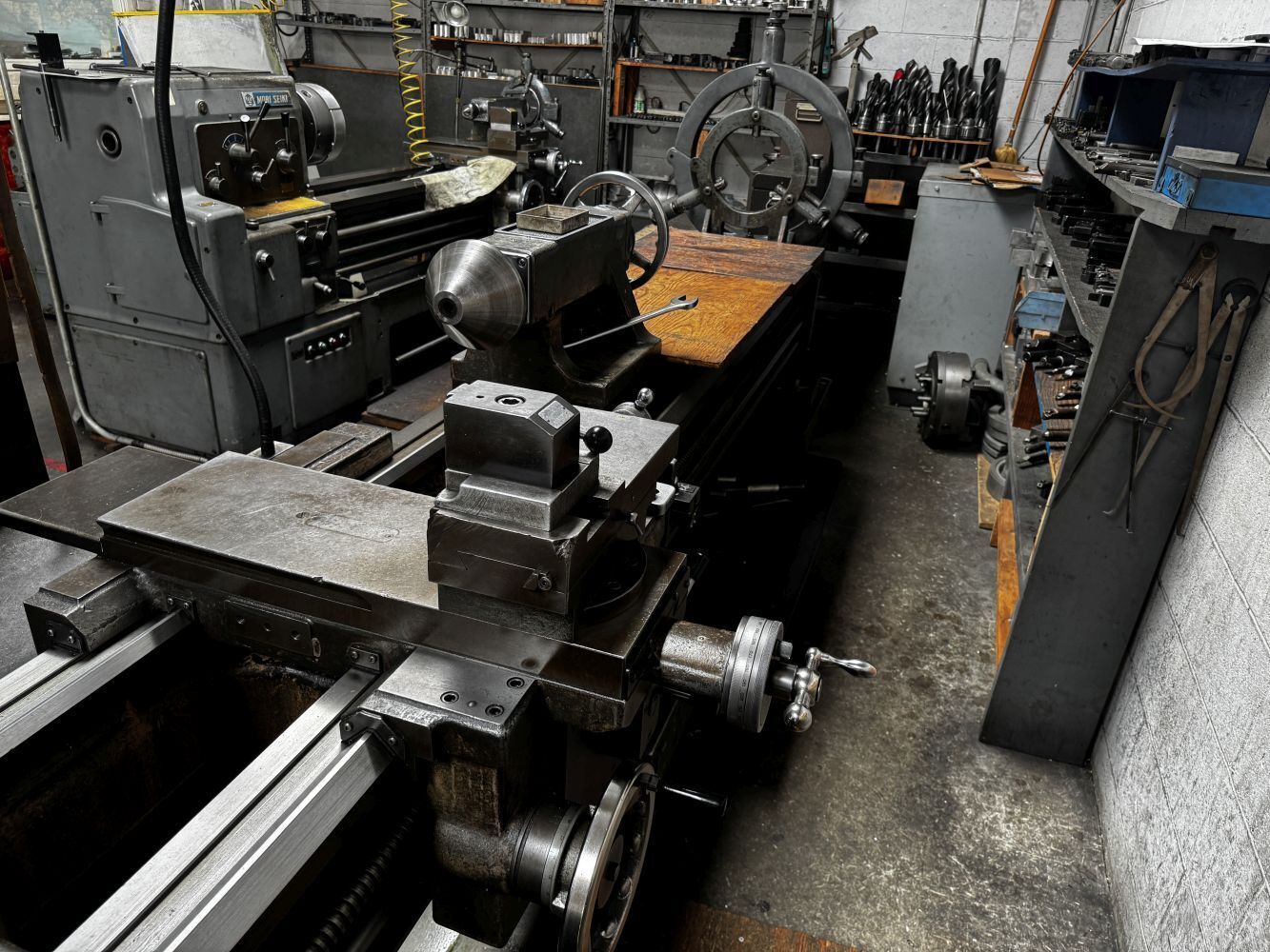 24" x 120" Mori Seiki #MH-3000, engine lathe, 16" swing over cross slide, inch/metric threads, 3-jaw 10" - Image 3