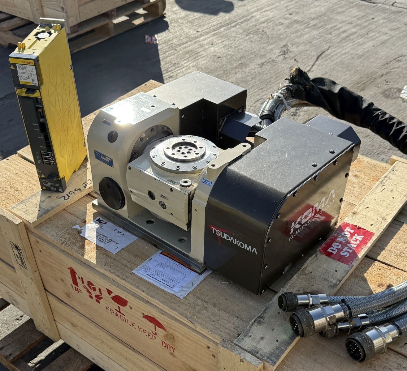 5.31" Tsudakoma #TWA-130, tilting rotary table, Fanuc A06B-6240-H205 Servo amplifier board, 2016 - Image 1
