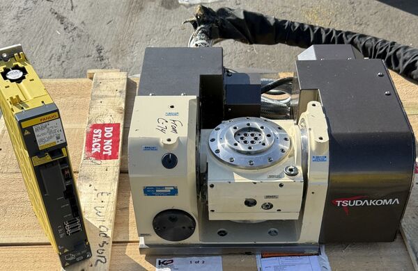 5.31" Tsudakoma #TWA-130, tilting rotary table, Fanuc A06B-6240-H205 Servo amplifier board, 2016 - Image 2