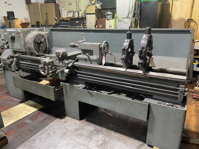 19" x 78" Leblond Regal #Servo-Shift, 3-1/16" hole, 40-1600 RPM, steady rest, 3 & 4-jaw chuck, 10 HP, 1979 - Image 2